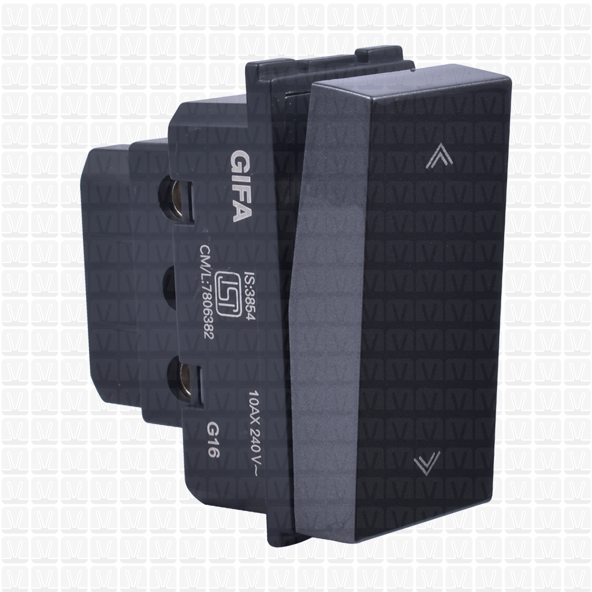 Gifa Grey Two Way Switch 10 Amp Two Way Switch Vardhman Shop