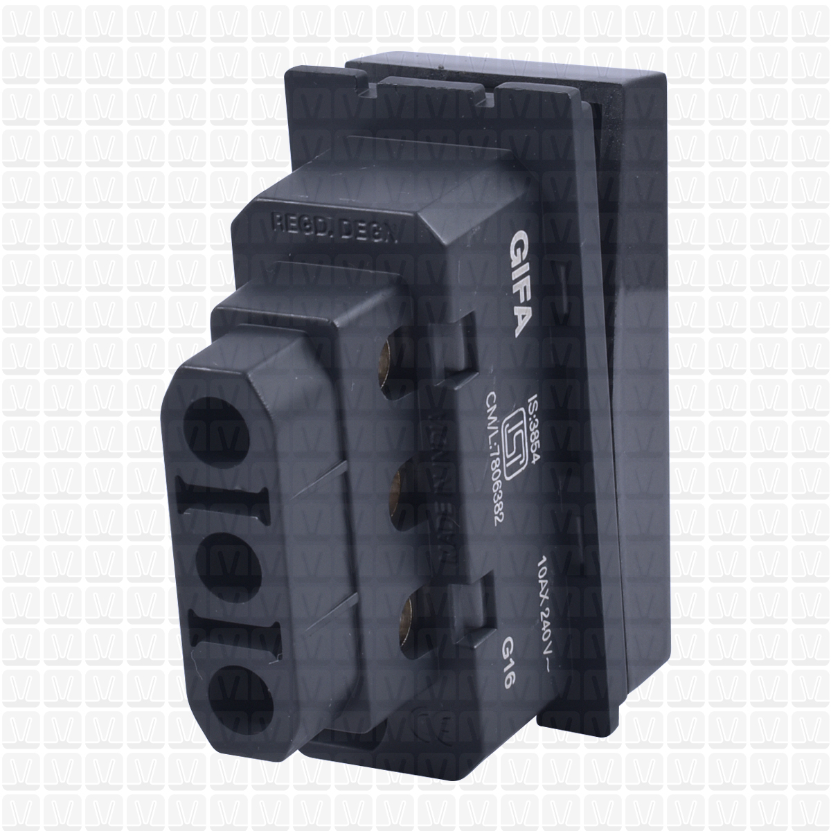 Gifa Grey Two Way Switch 10 Amp Two Way Switch Vardhman Shop