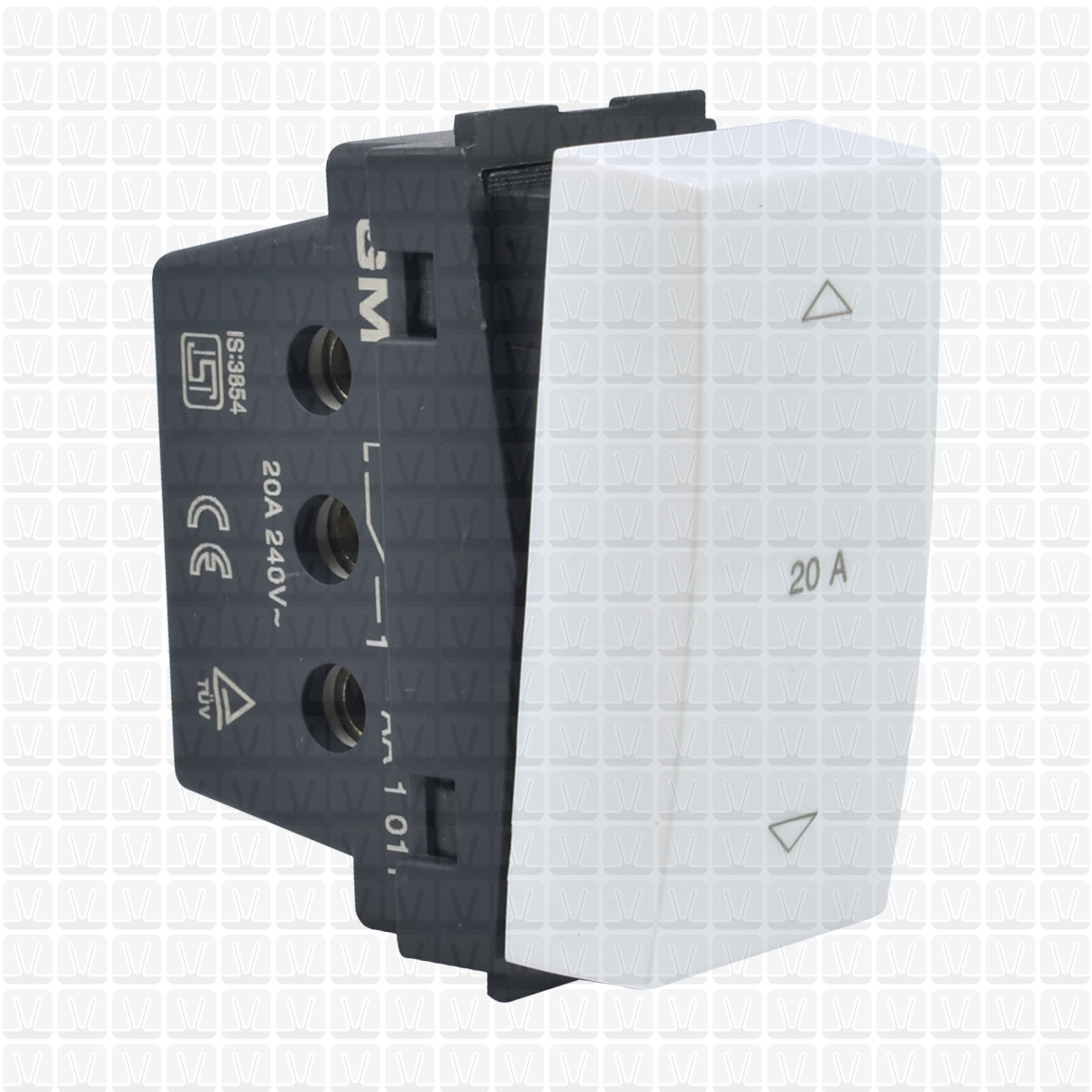 GM White Two Way Switch 20 Amp Two Way Switch Vardhman Shop