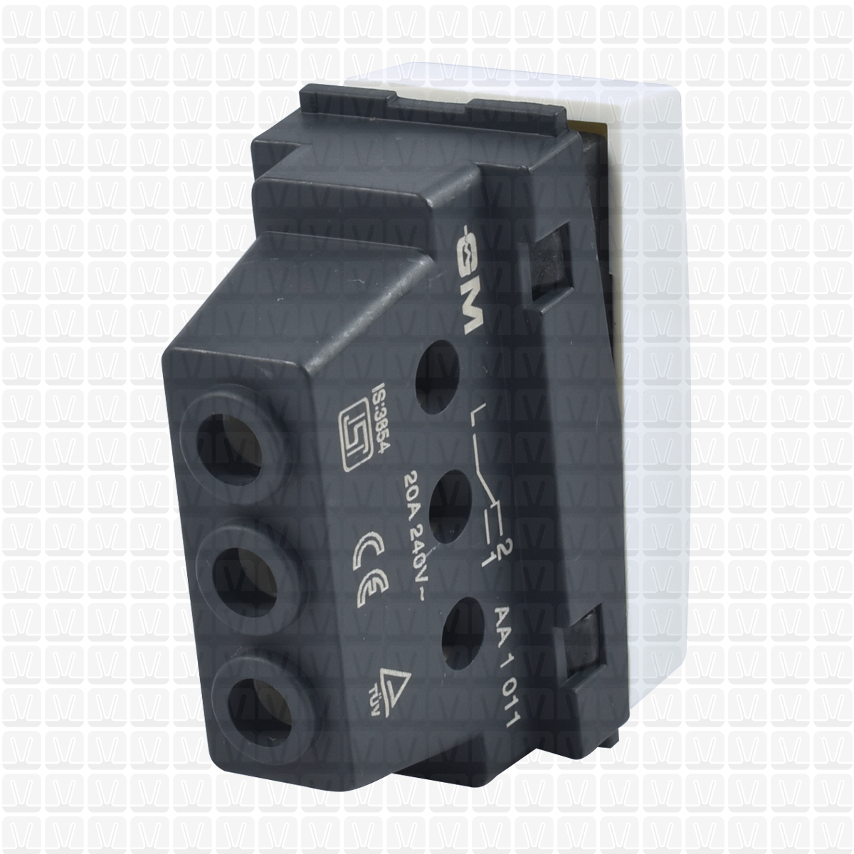 GM White Two Way Switch 20 Amp Two Way Switch Vardhman Shop