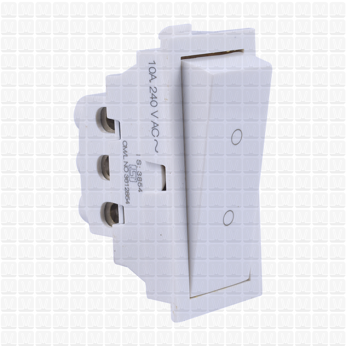 Fybros Woodem Two Way Switch 10 Amp