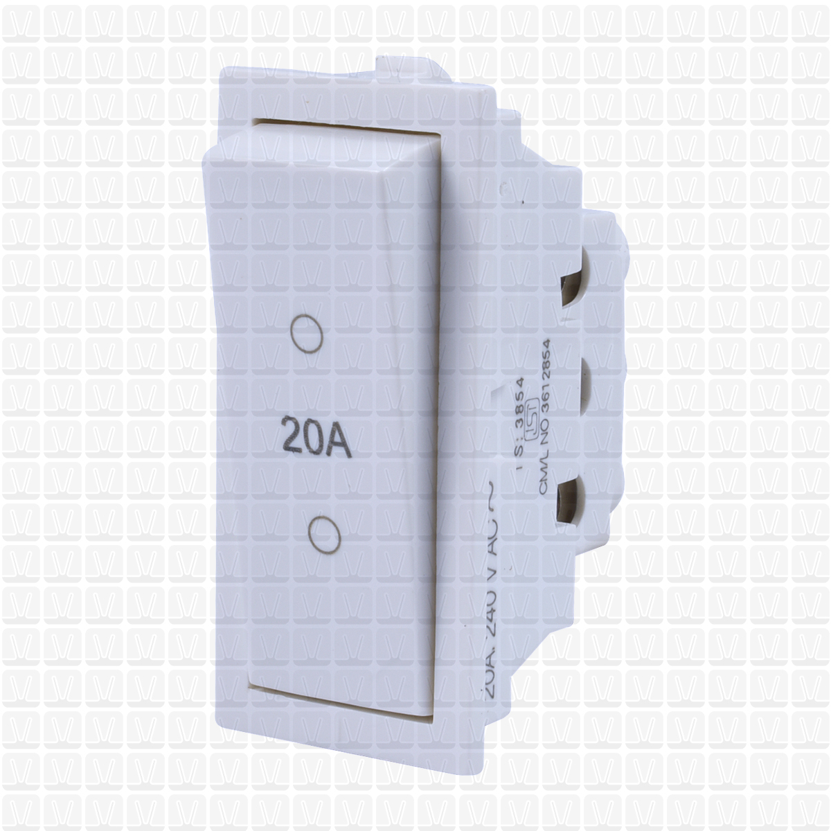 Fybros Woodem Two Way Switch 20 Amp