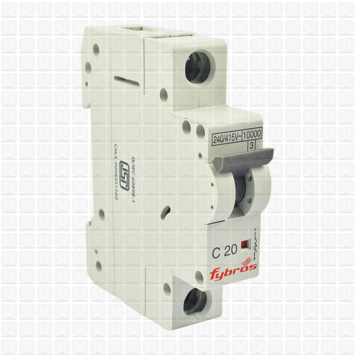 Fybros Armor 20 Amp Single Pole MCB