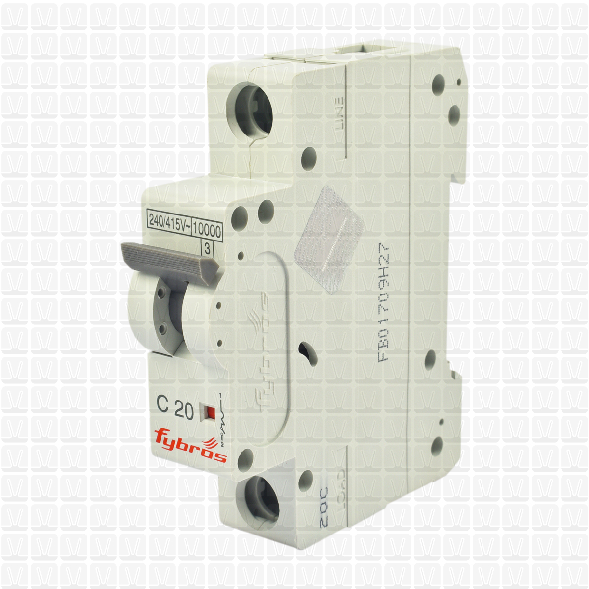 Fybros Armor 20 Amp Single Pole MCB