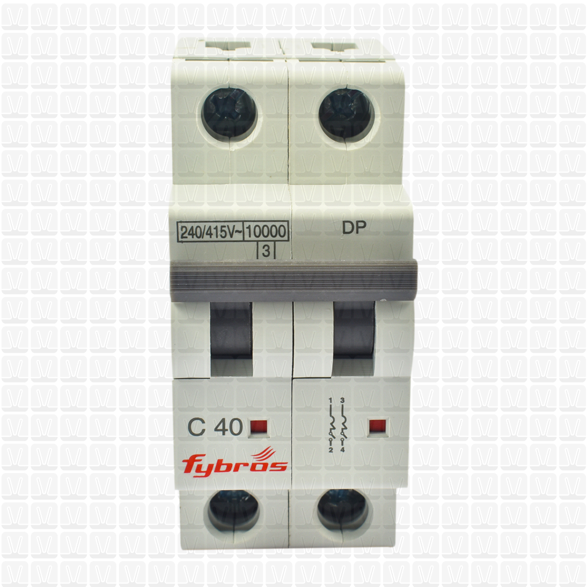 Fybros Armor 40 Amp Double Pole MCB