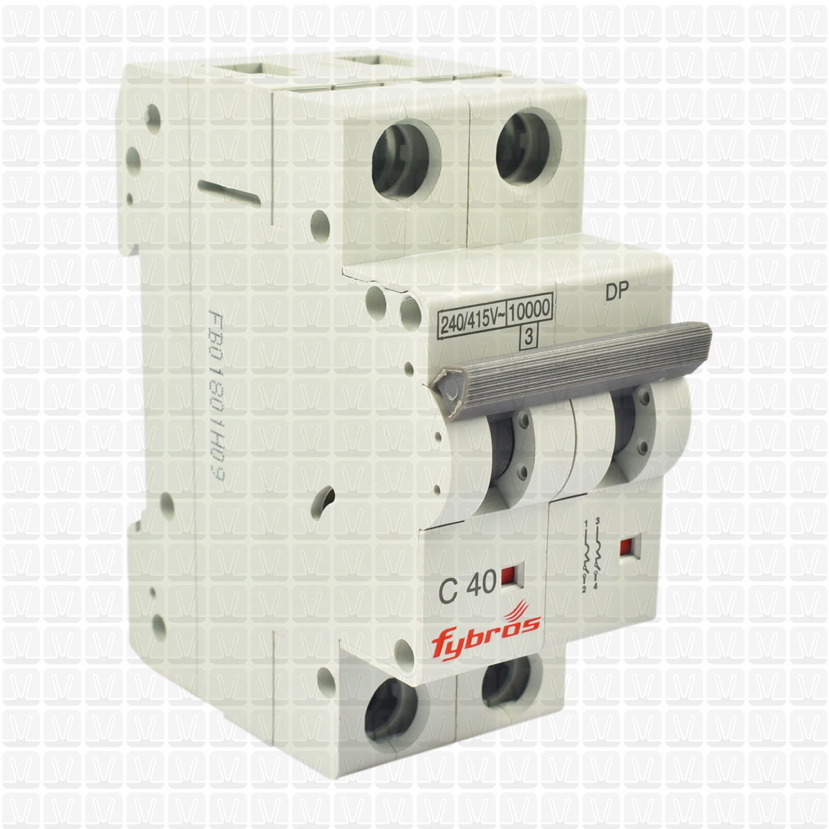 Fybros Armor 40 Amp Double Pole MCB