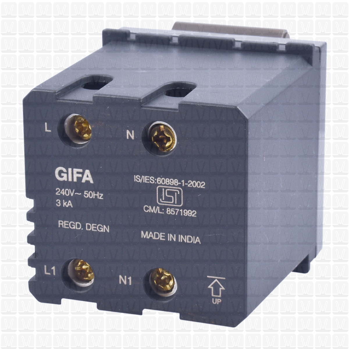 Gifa Grey MCB Double Pole