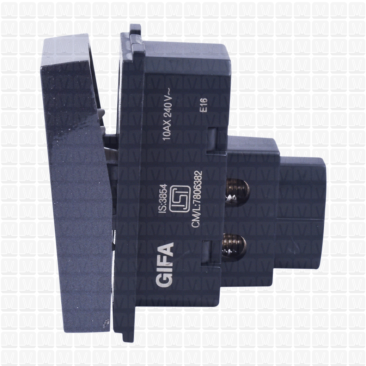 Gifa Grey One Way Switch 10 Amp