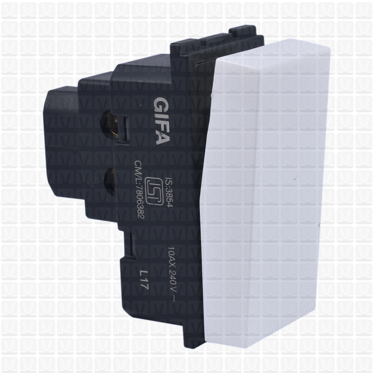 Gifa White One Way Switch 10 Amp