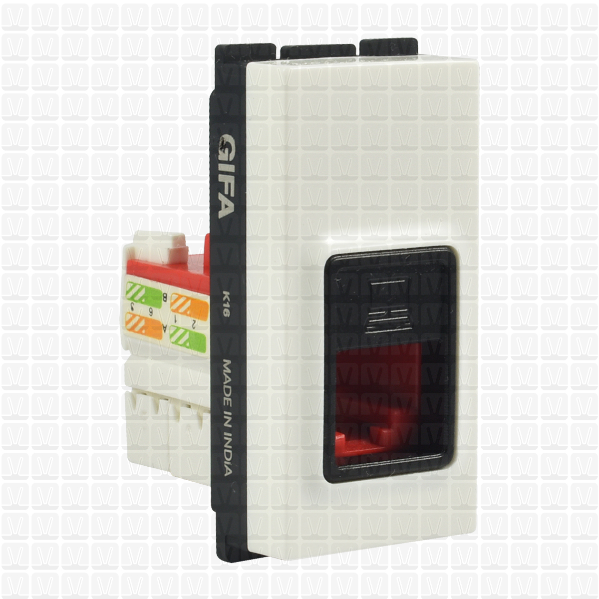 Gifa White RJ-45 Socket