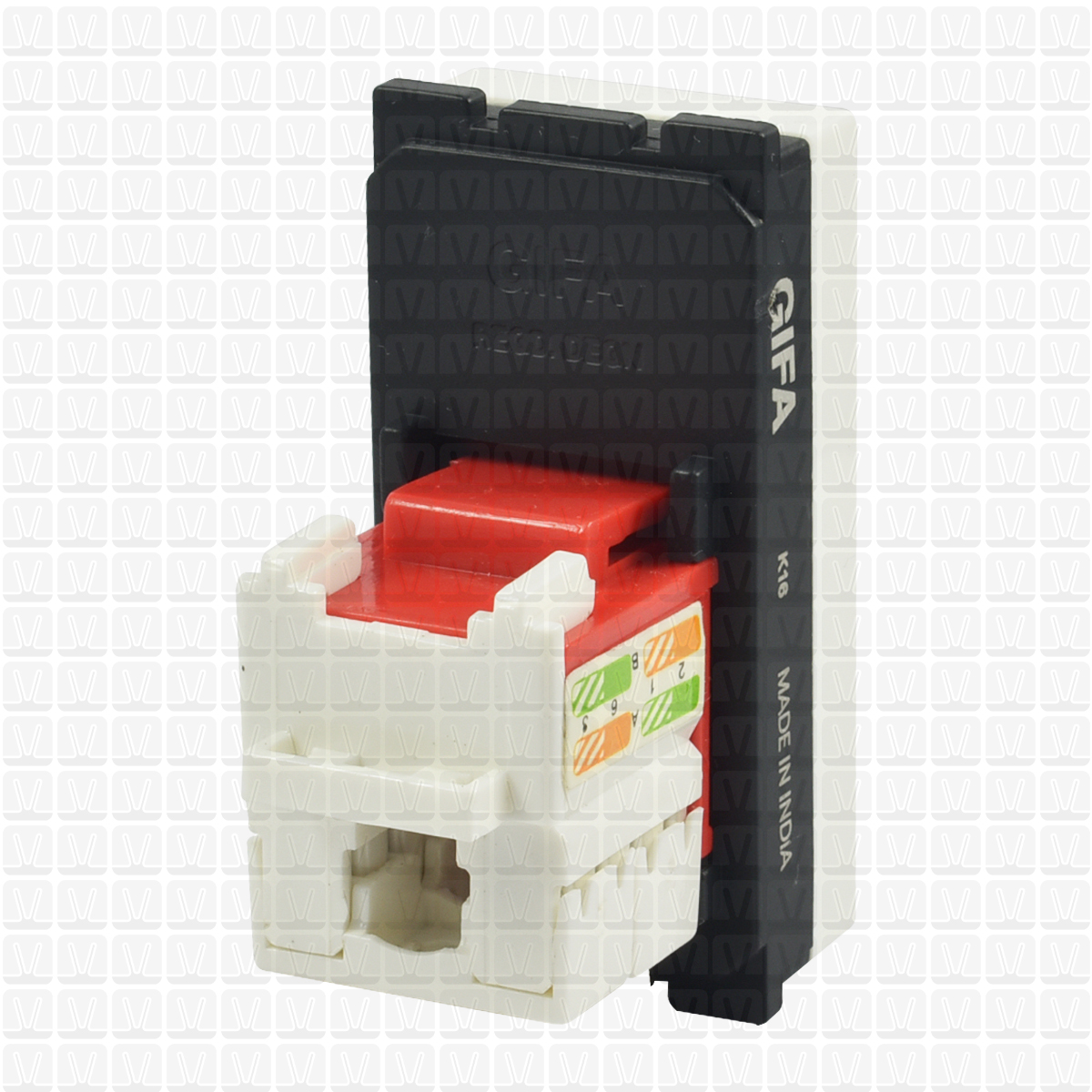 Gifa White RJ-45 Socket