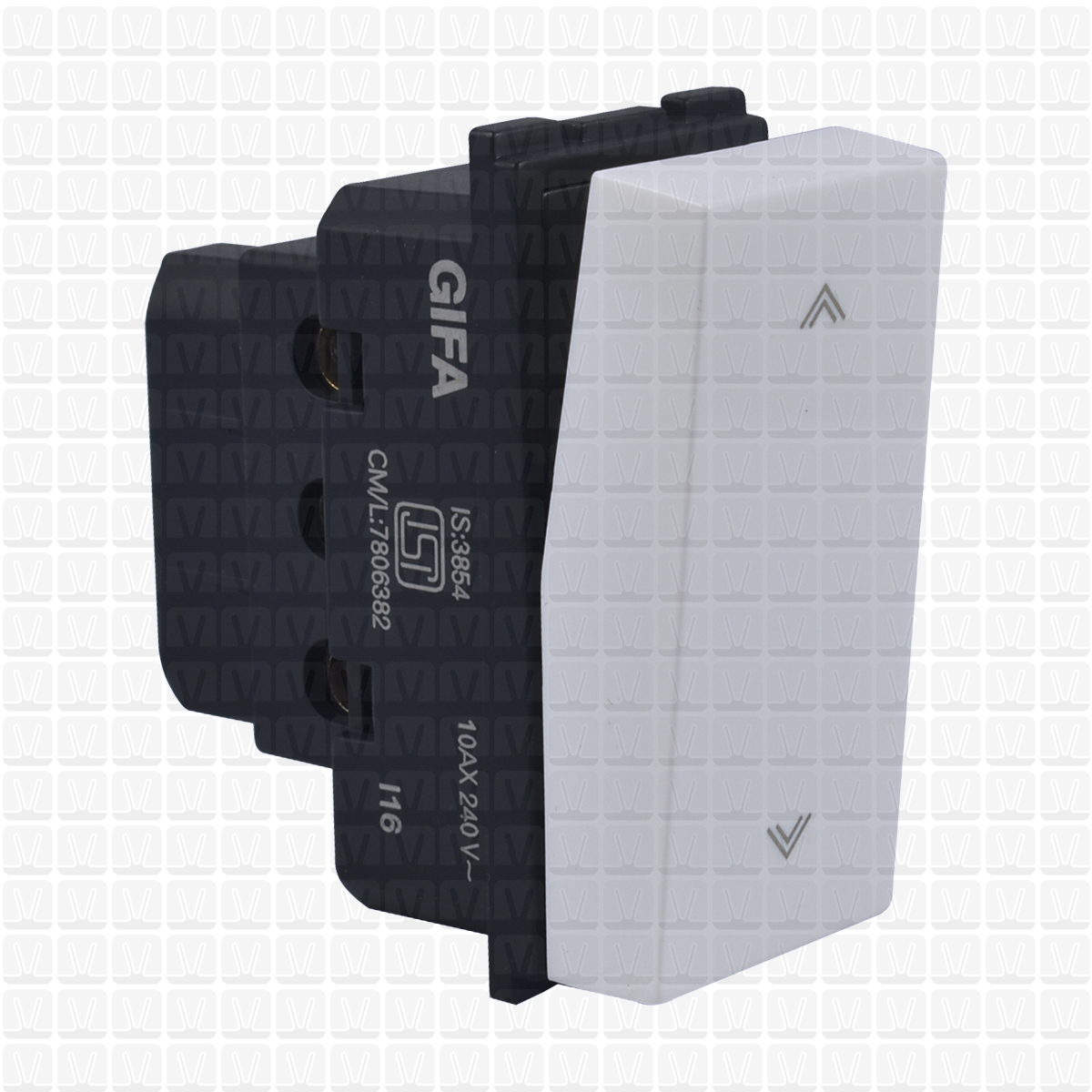 Gifa White Two Way Switch 10 Amp