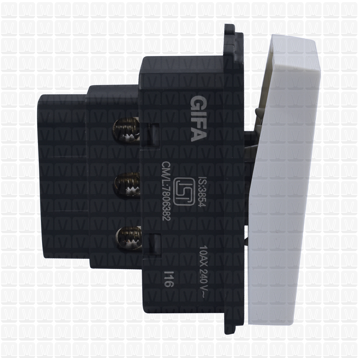 Gifa White Two Way Switch 10 Amp