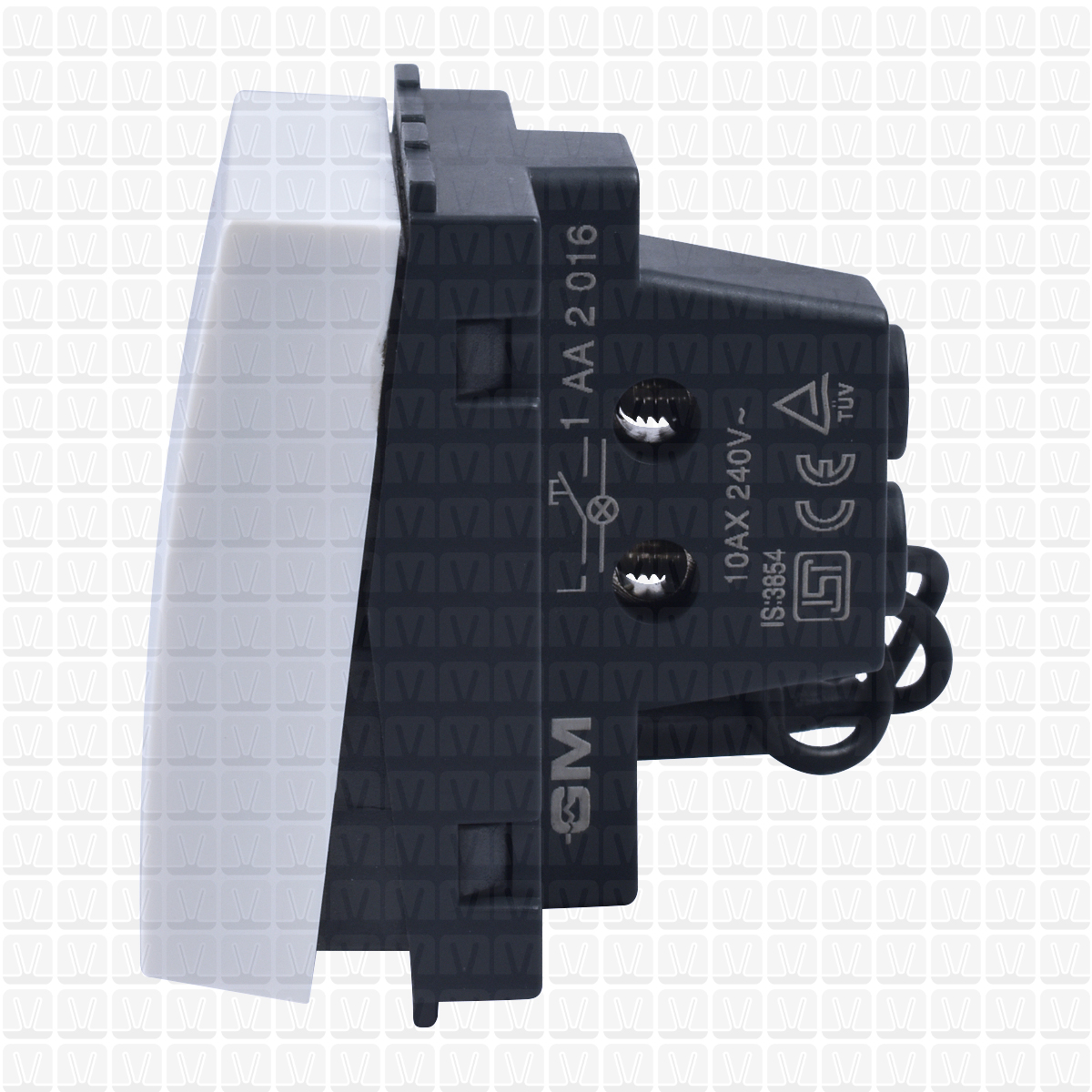 GM White Bell Push 2 Module