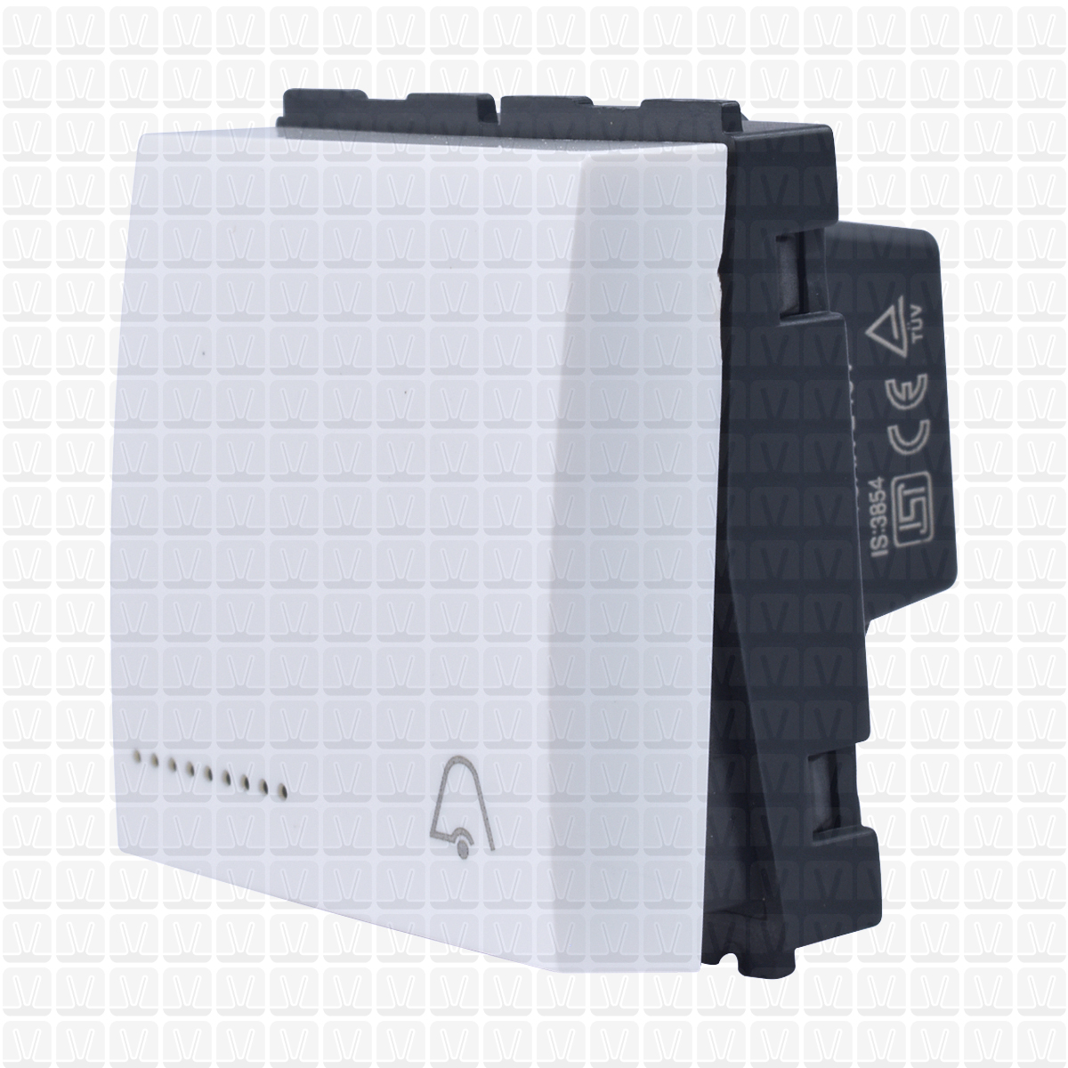 GM White Bell Push 2 Module