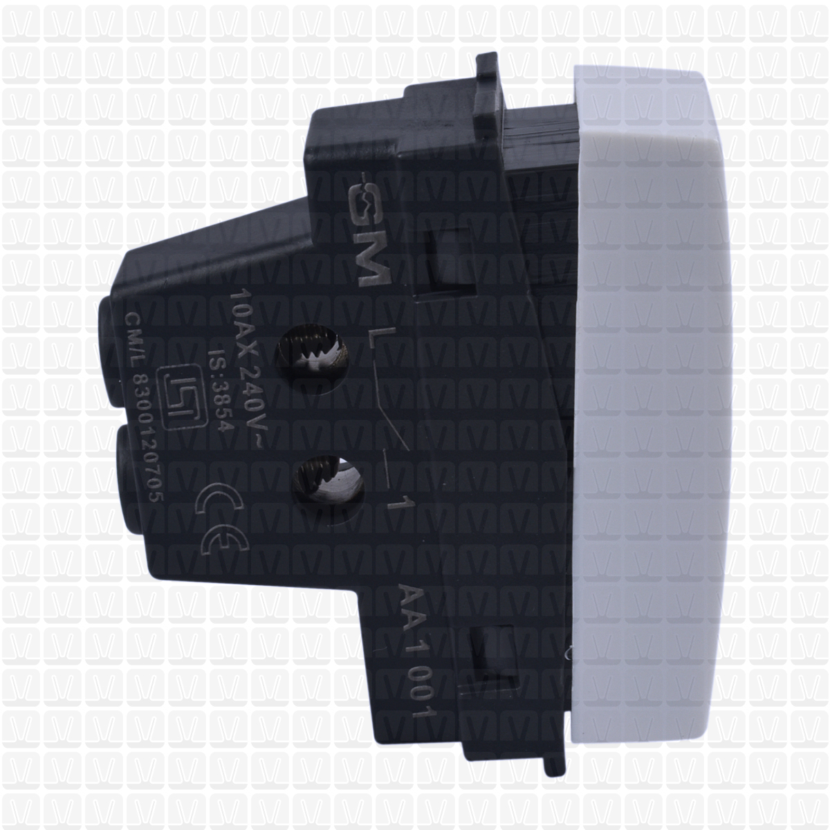 GM White One Way Switch 10 Amp
