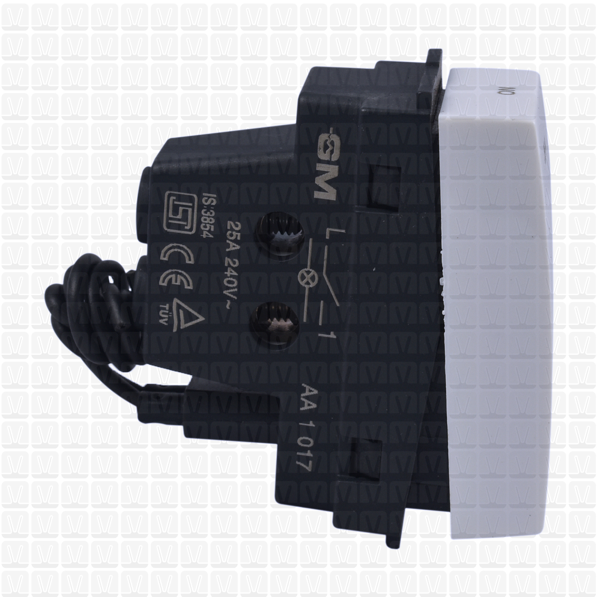 GM White One Way Switch 25 Amp