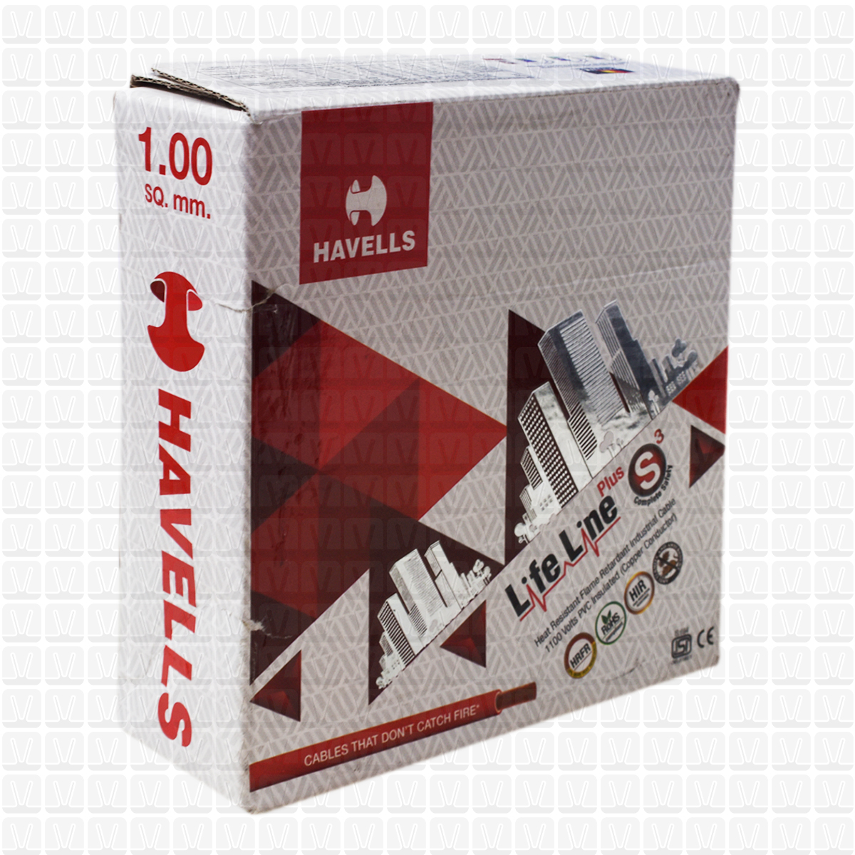 HAVELLS 1.0 mm Wire Yellow Life Line (90 Mtr./Bundle)