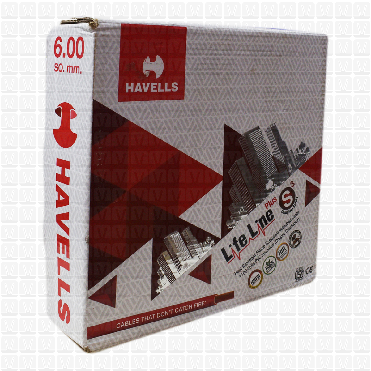 HAVELLS 6.0 mm Wire Black Life Line (90 Mtr./Bundle)