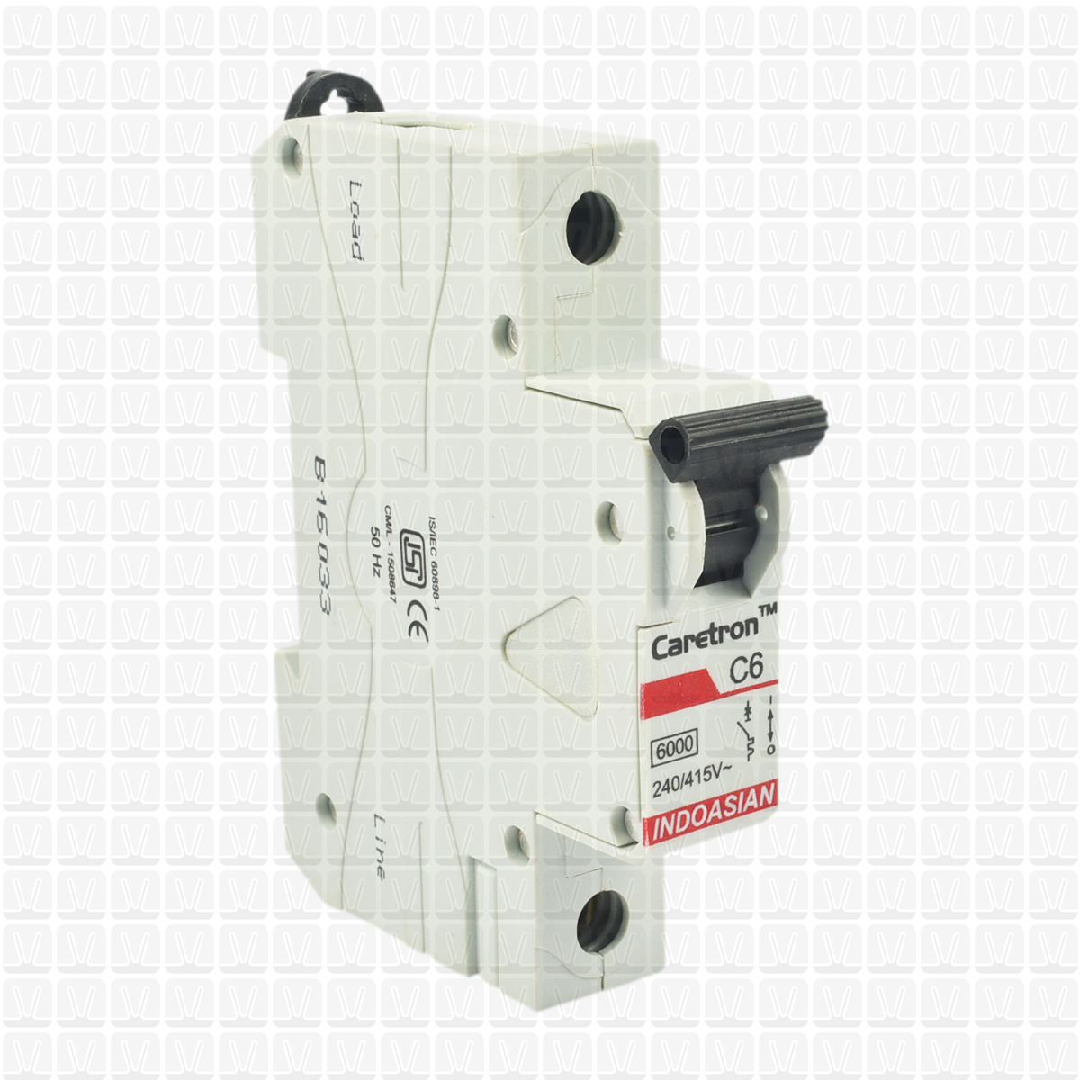 Caretron 06 Amp Single Pole MCB