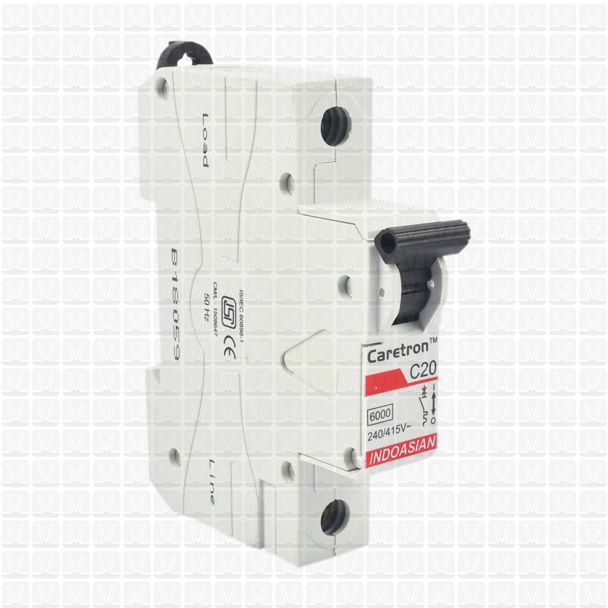 Caretron 20 Amp Single Pole MCB
