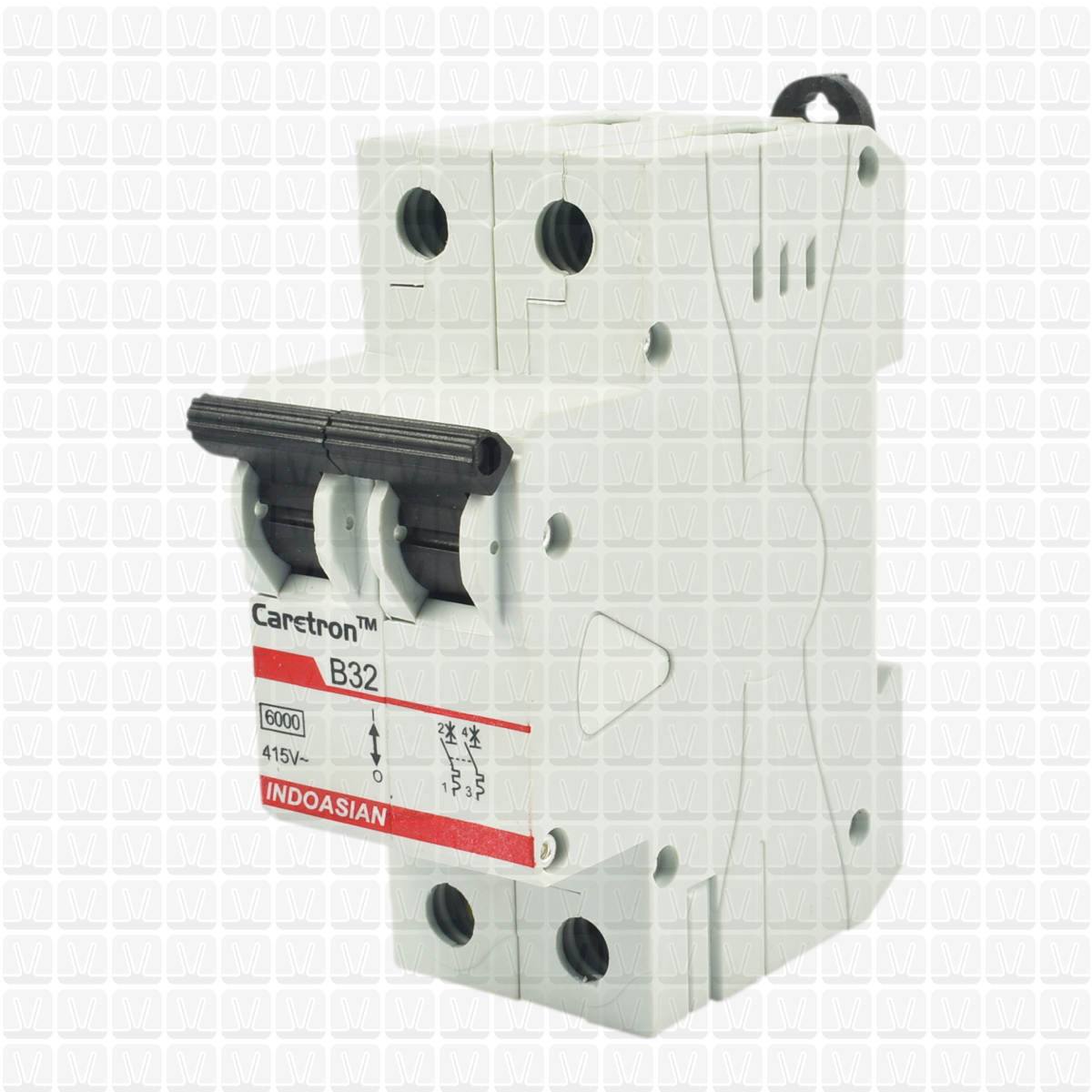 Caretron 32 Amp Double Pole MCB