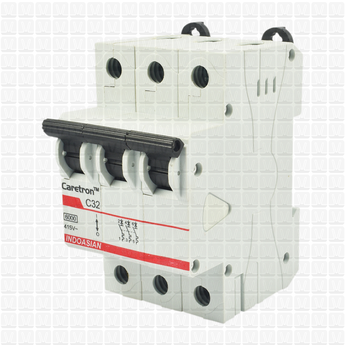 Caretron 32 Amp Three Pole MCB