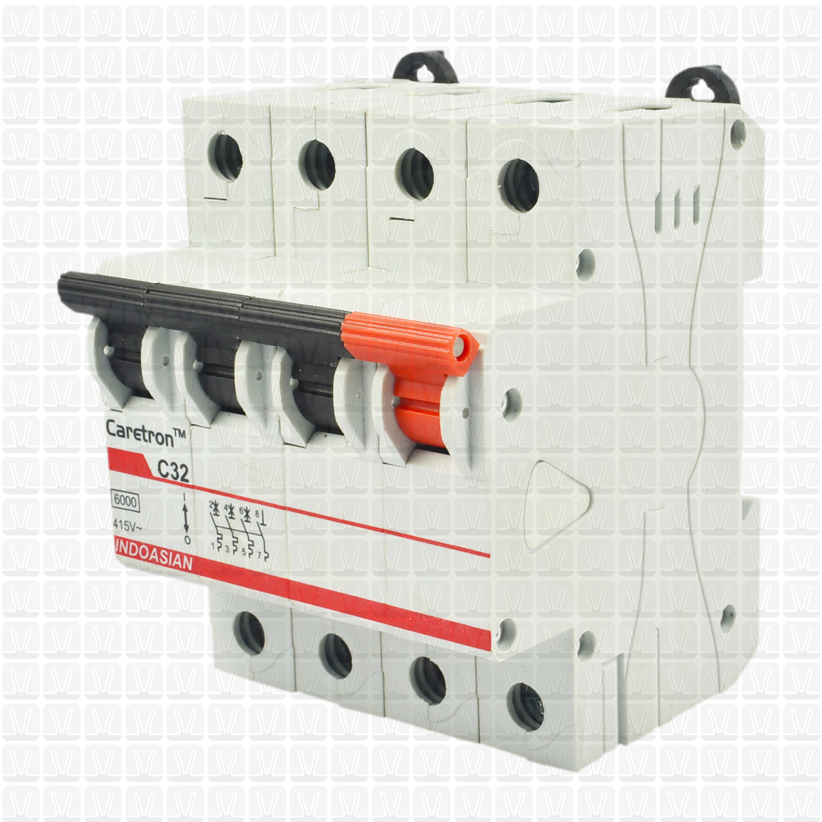 Caretron 20 Amp Three Pole Neutral MCB