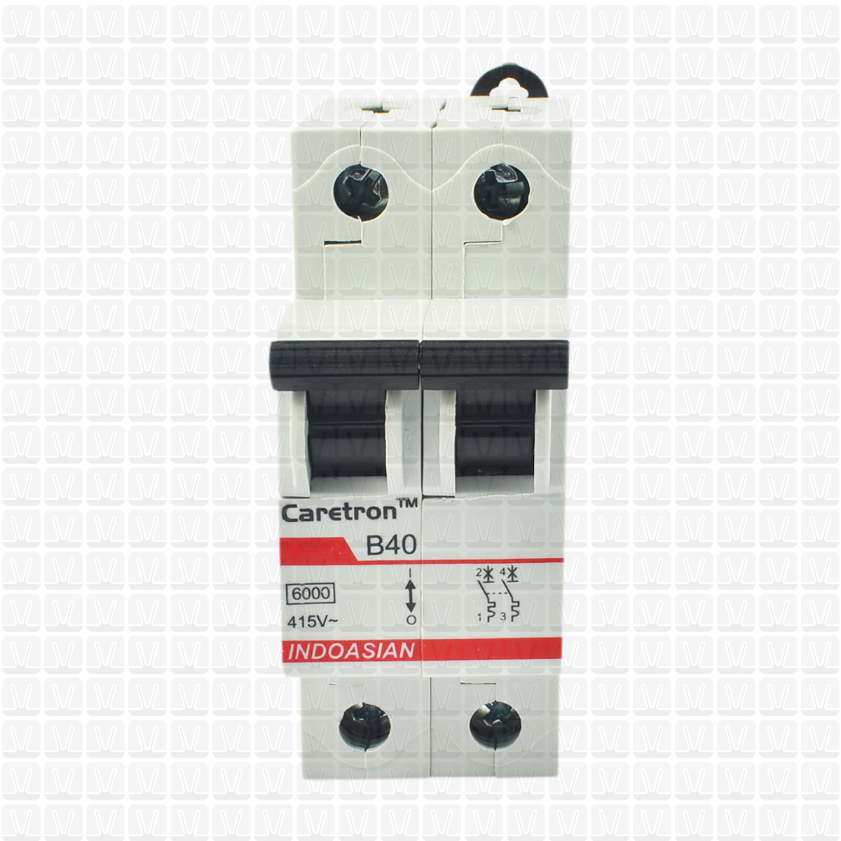 Caretron 40 Amp Double Pole MCB