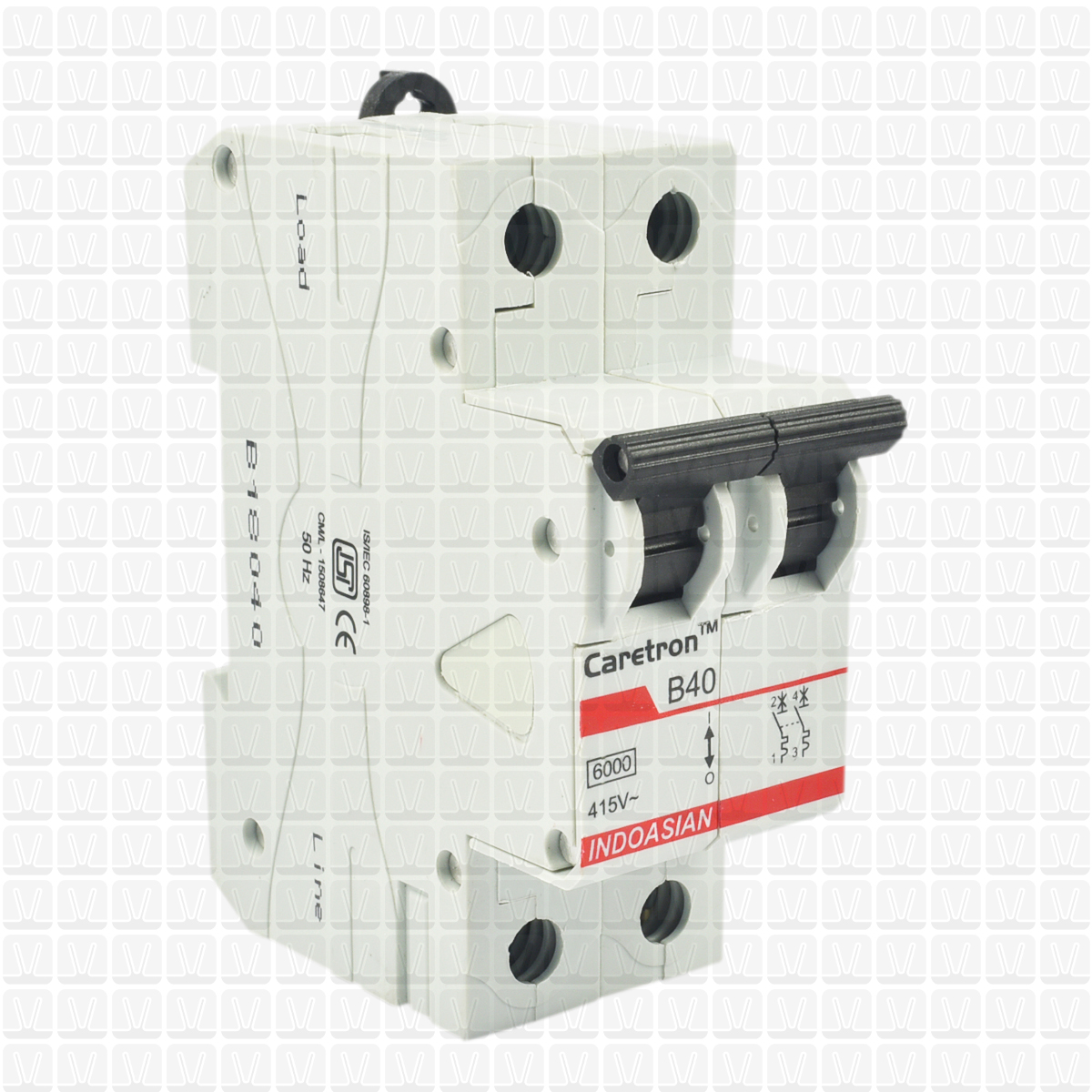 Caretron 40 Amp Double Pole MCB