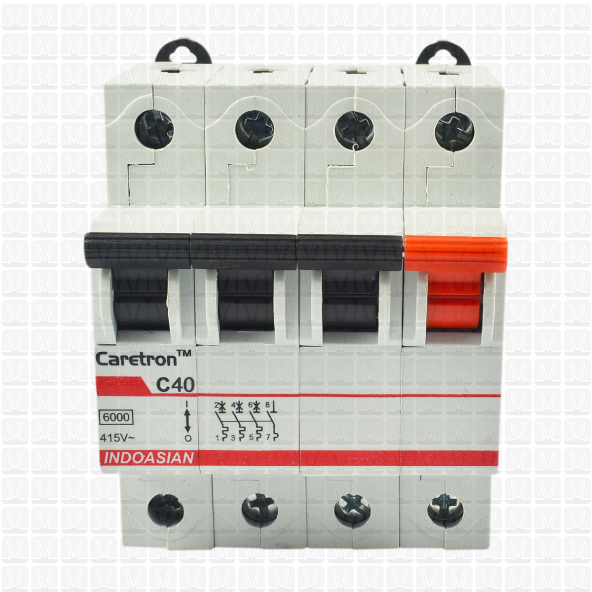 Caretron 40 Amp Three Pole Neutral MCB