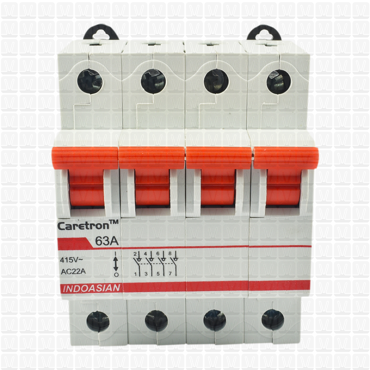 Caretron 63 Amp Four Pole Isolator