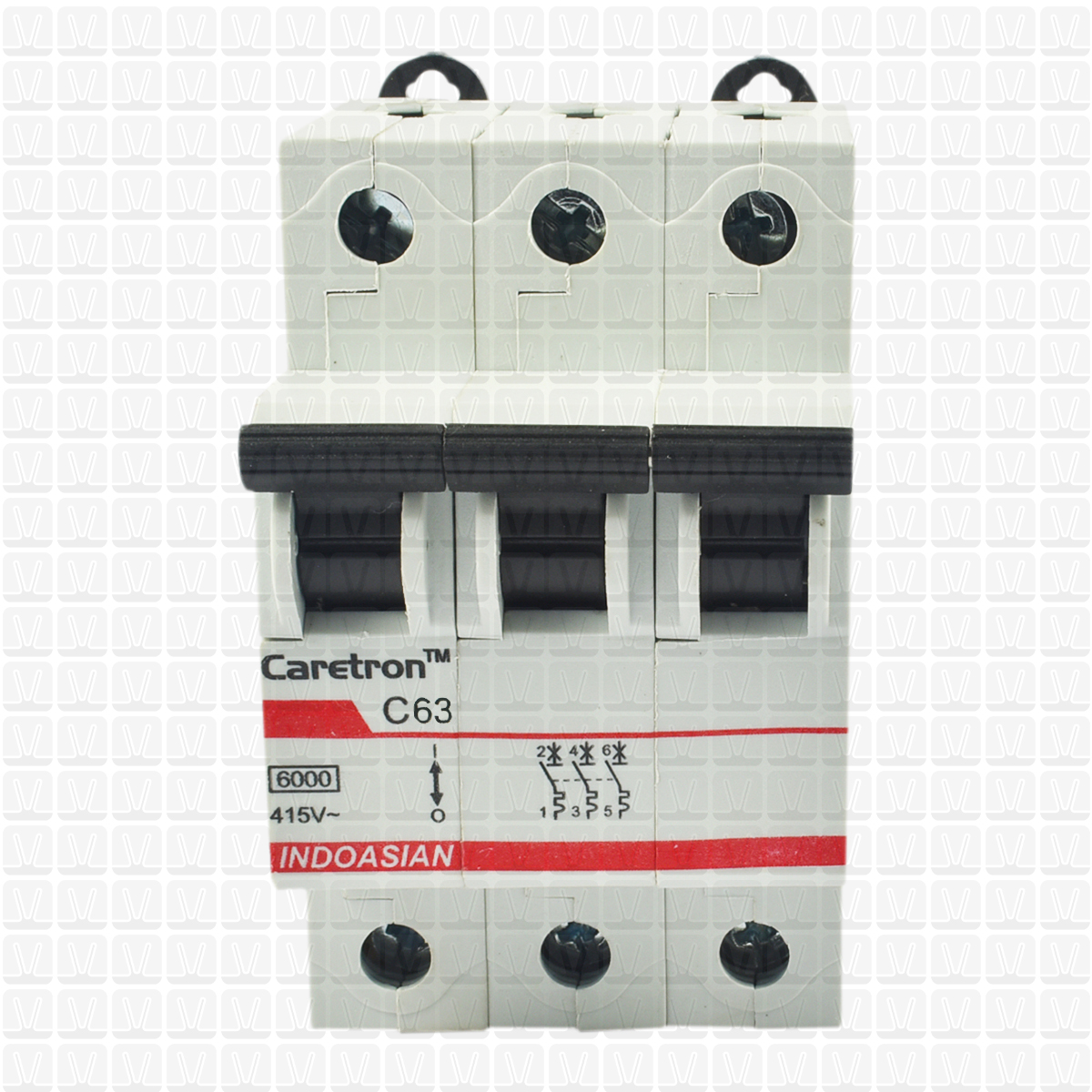 Caretron 63 Amp Three Pole MCB
