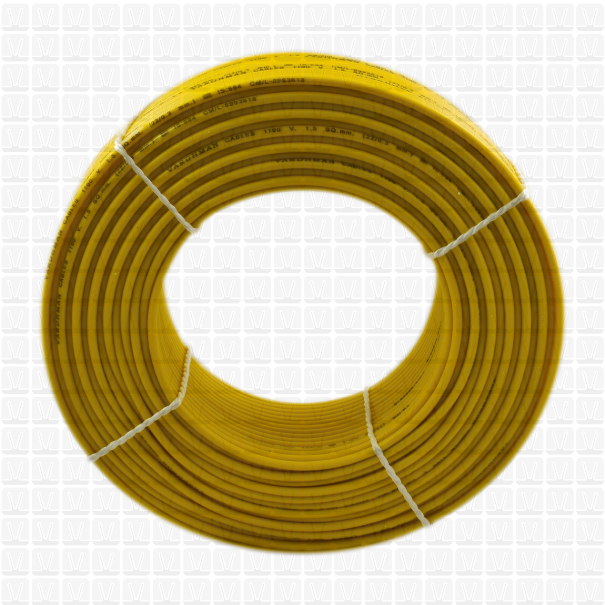 VARDHMAN 1.5 mm Wire Yellow (90 Mtr./Bundle)