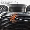 VARDHMAN 6.0 mm Wire Black (90 Mtr./Bundle)