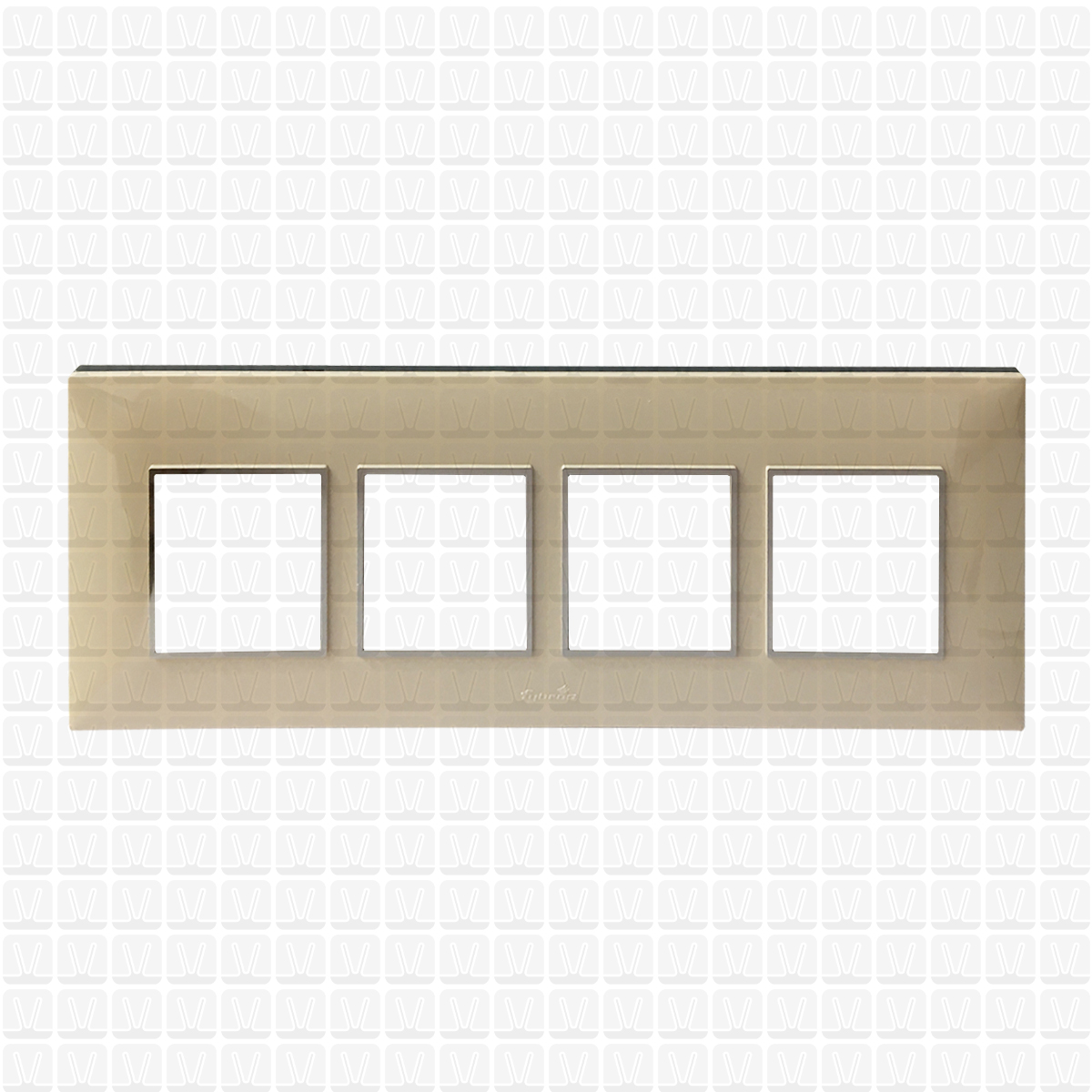 Fybros Favio Ivory Modular Plate 8M Horizontal