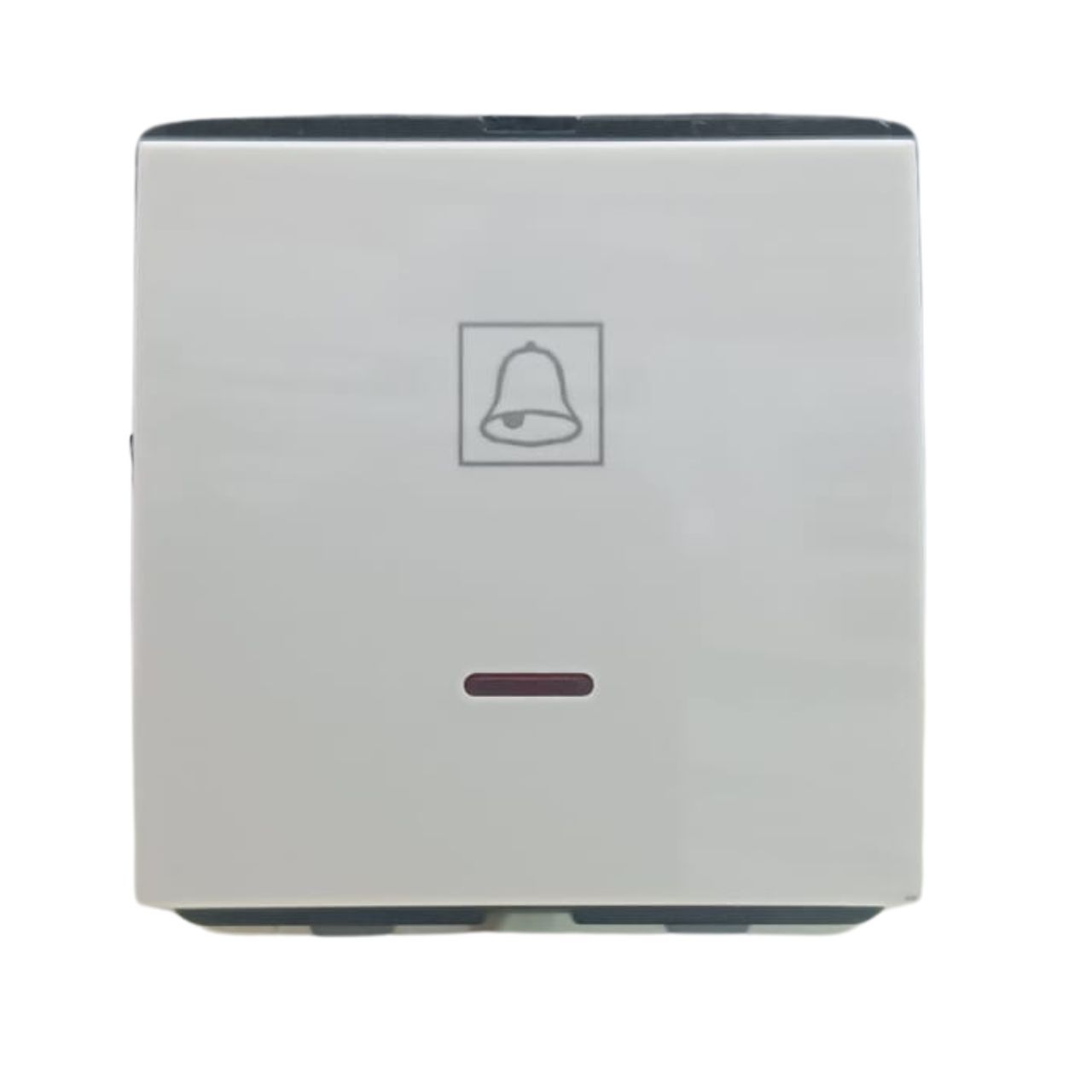 Elle E-Square White Bell Push 2 Module