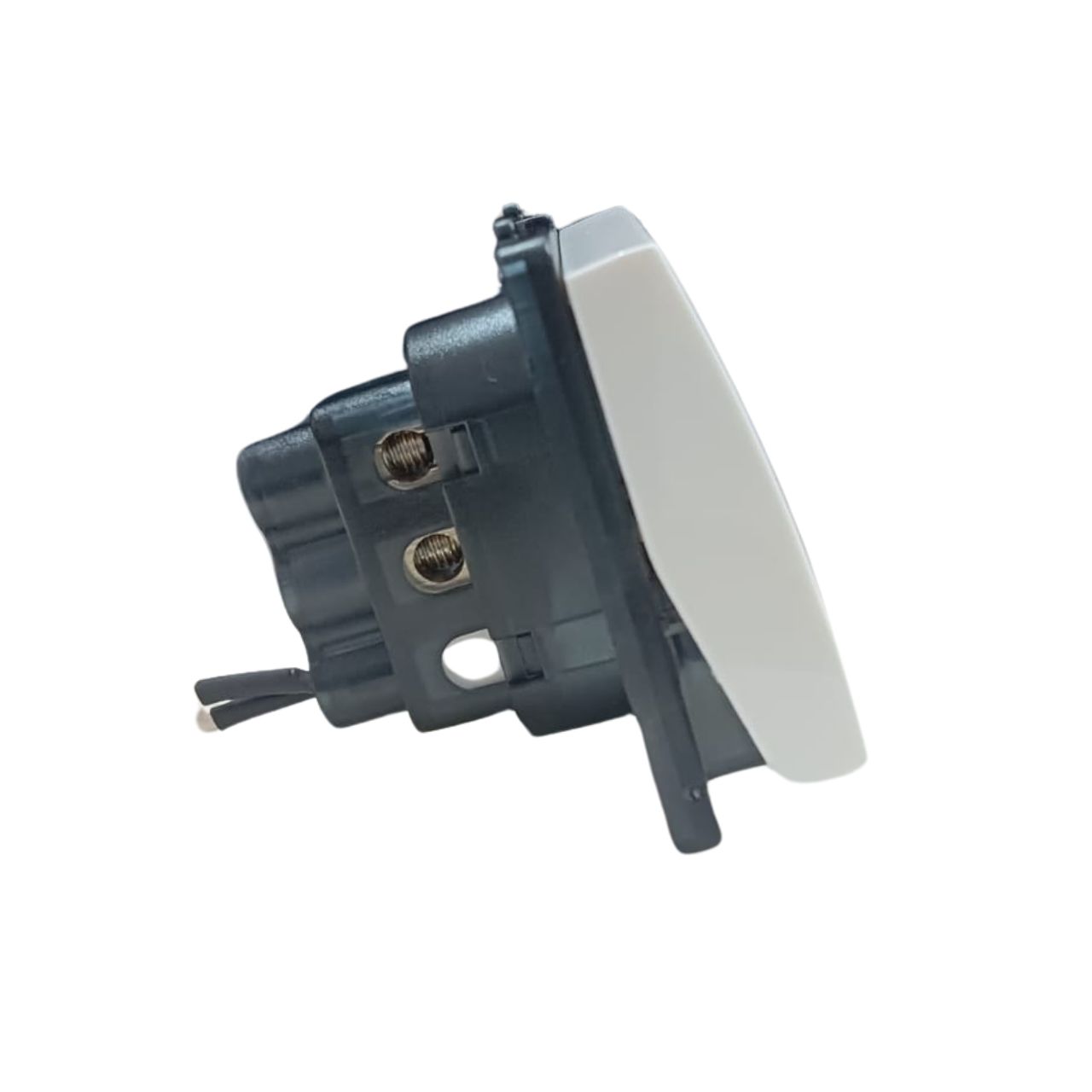 Elle E-Square White Bell Push 2 Module